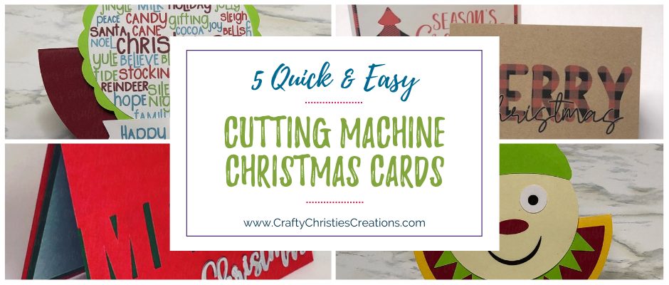 5 quick and easy christmas cards