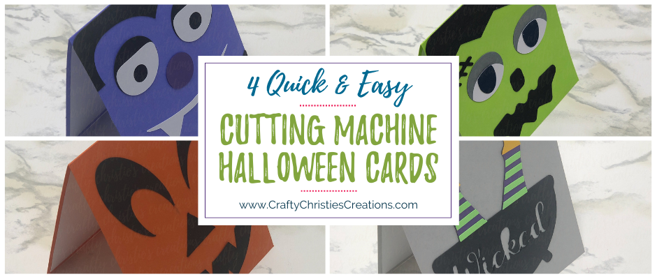 4 quick and easy Halloween cards