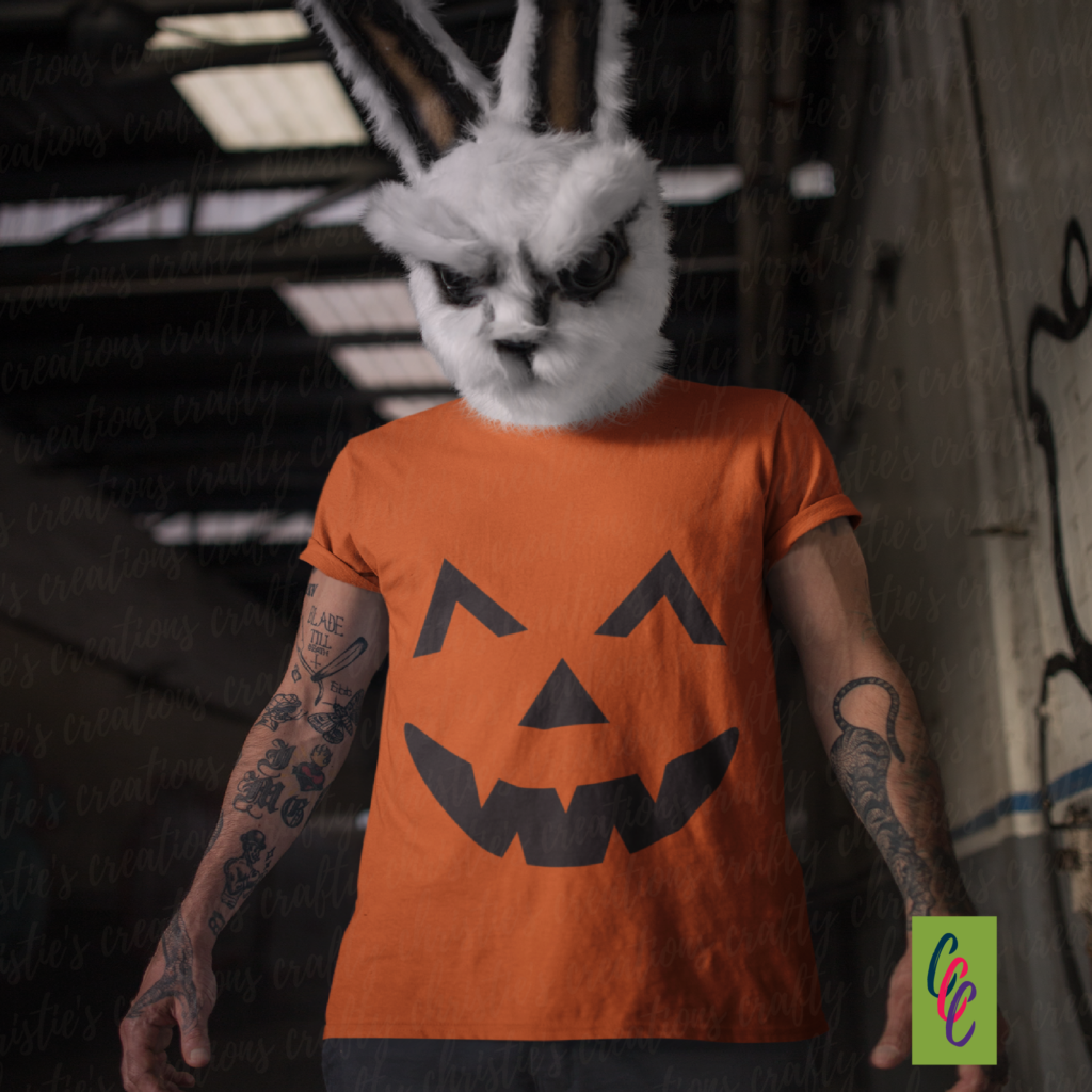 pumpkin face shirt