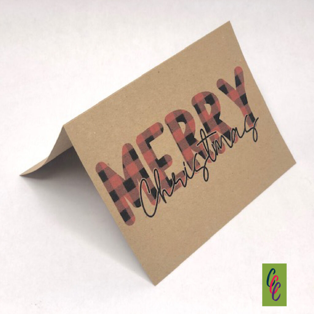 merry christmas card svg