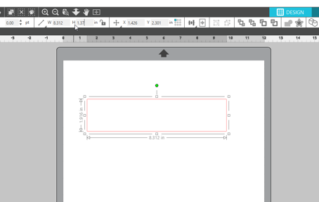 make a rectangle in silhouette studio