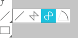 curved shape tool under line tools