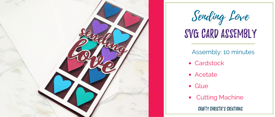 Sending Love Slimline Card