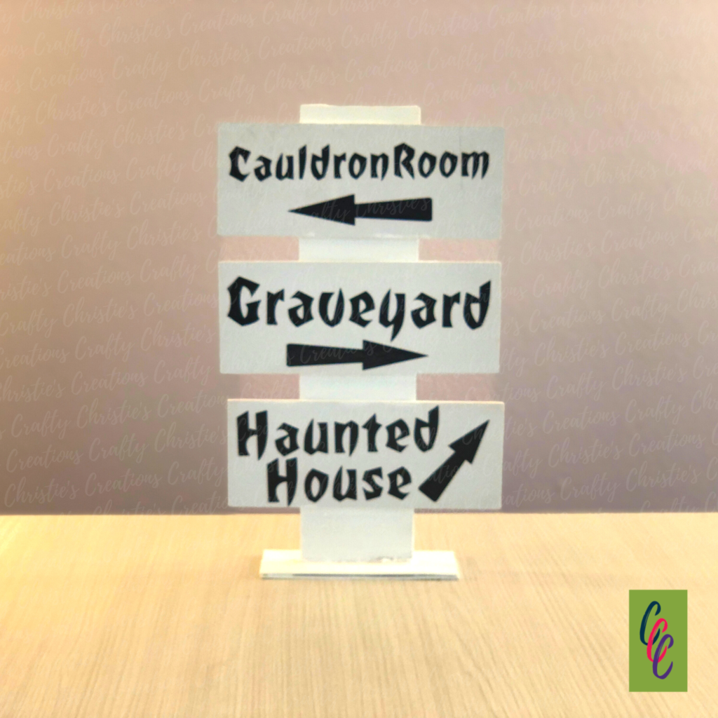 Halloween Directional Sign