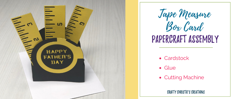 Tape Measure Box Card