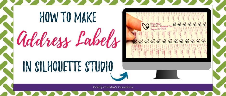 how to make address labels in silhouette studio