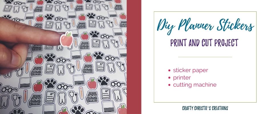 DIY planner stickers