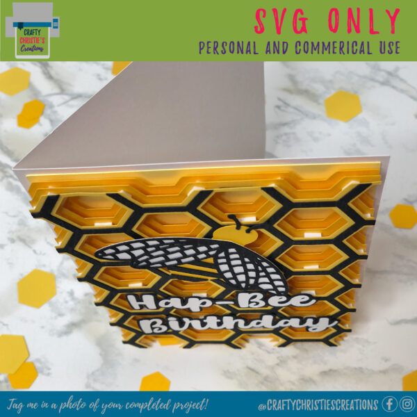 Layered Bee Card - Image 4