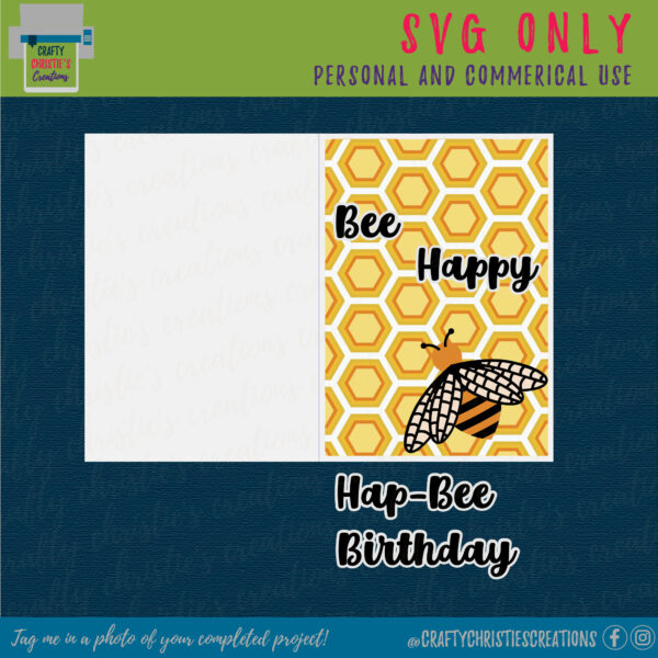 Layered Bee Card - Image 6