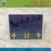 Merry Christmas Pop-Up Card SVG - Image 2