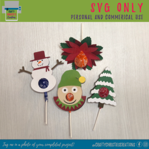 Christmas Lollipop Holder SVG Bundle