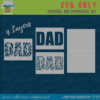 Layered Tools Dad Card file parts