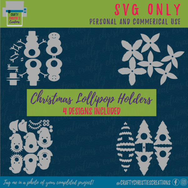 Christmas Lollipop Holder SVG Bundle - Image 6