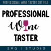 Professional wine taster Cut File