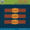 Fall Napkin Ring SVG - Image 2