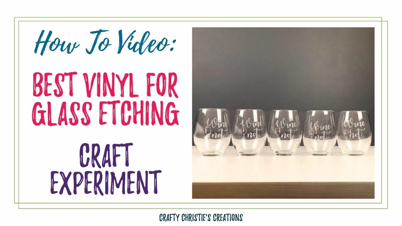 How to Etch Wine Glass the EASY Way (with Armour Etch & Cricut Vinyl  Decals!) : 7 Steps - Instructables