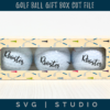 Sport Theme Gift Box Digital Download Template Premium Pattern Design Golf Collection Cutting Machine Files Small Size Construction SVG Studio Format Perfect Father Present Party Favor Template Easy Assembly Instructions Premium Quality