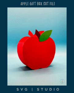 3d apple gift box