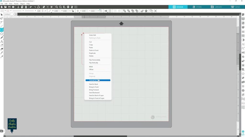 convert the flexishape to path