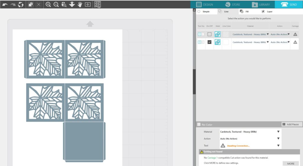 cut by line color to change action to score for the white lines