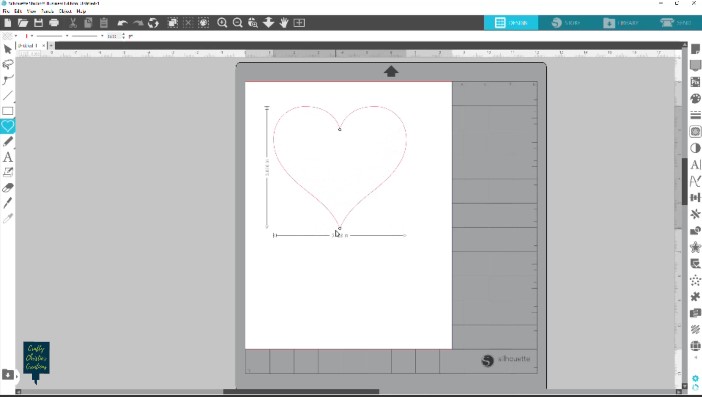 use flexi shapes to create a heart