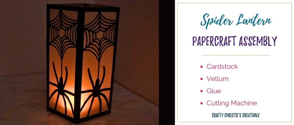 spider tealight lantern assembly