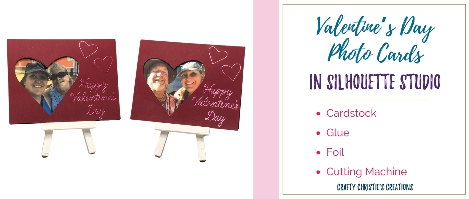 Valentine's Day Photo Card with foiling